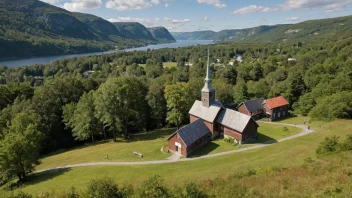 Bærum, kulturminner, historie, monumenter, festivaler, tradisjonell mat