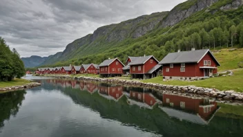 norsk arkitektur, kulturell innflytelse, moderne design, tradisjonelle bygninger, ikoniske strukturer, bærekraftig arkitektur