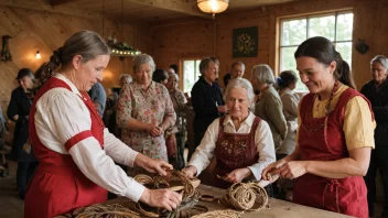 kunsthåndverk, samfunnsengasjement, norske håndverk, kulturfestivaler, tradisjonell matlaging
