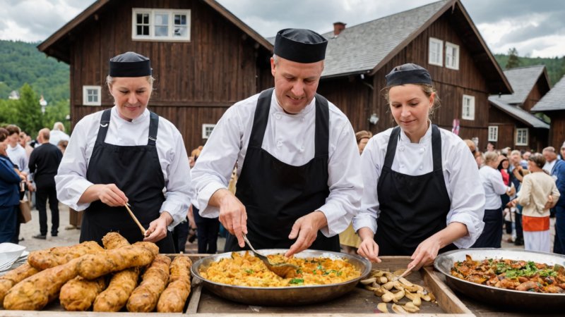 Kongsberg, kulturell festival, lokal historie, tradisjonell mat, samfunnsengasjement