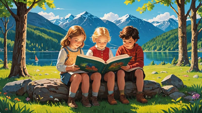 norsk barnelitteratur, kunstneriske uttrykk, illustrasjoner, fortelling, kulturell identitet